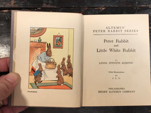 LOT OF 6 PETER RABBIT Books - ALTEMUS Publishers, 1920s - Illustrated Fairytales