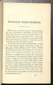 WITCHCRAFT OF NEW ENGLAND EXPLAINED BY MODERN SPIRITUALISM - 1888 WITCH TRIALS