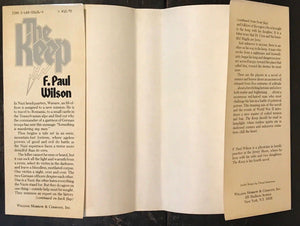 THE KEEP by F. PAUL WILSON - 1st/1st, 1981 HC/DJ - SUPERNATURAL HORROR NAZIS