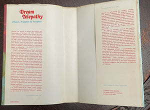 DREAM TELEPATHY - 1st 1973 - STUDIES in ESP PSYCHIC TELEPATHIC PARAPSYCHOLOGY