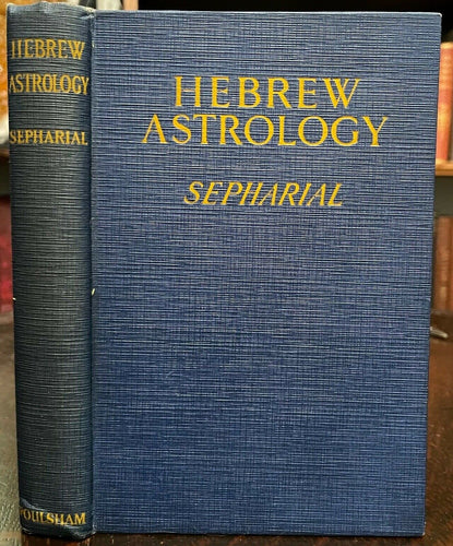 HEBREW ASTROLOGY - Sepharial, 1st 1928 - CHALDEAN PROPHECY ZODIAC HOROSCOPES