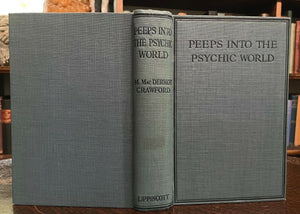 PEEPS INTO THE PSYCHIC WORLD - 1st 1915 - GHOSTS REINCARNATION OCCULT GEMSTONES