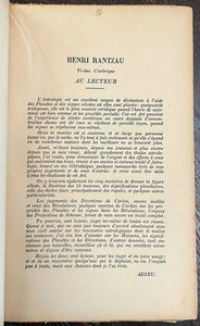 TRAITÉ DES JUGEMENTS DES THÈMES GÉNÉTHLIAQUES - 1947 ASTROLOGY DIVINATION