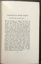 GLIMPSES OF INEER TRUTH - Farnsworth, 1st 1923 GHOSTS SPIRITS DIVINATION OCCULT