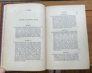 LETTERS ON NATURAL MAGIC - Brewster, 1868 - MAGIC INVENTIONS ALCHEMY