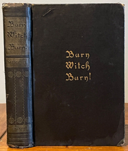 BURN WITCH BURN! - Merritt, 1st 1933 - MYSTERY NOVEL WITCHCRAFT SORCERY OCCULT