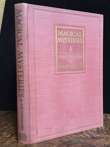 MAGICAL MYSTERIES by The McElhones, 1st / 1st 1929 - SIGNED, Near Mint Cond.