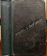 MASONIC ANTIQUITIES OF ORIENT UNVEILED - Redding, 1st Ed 1877 FREEMASONRY MASONS