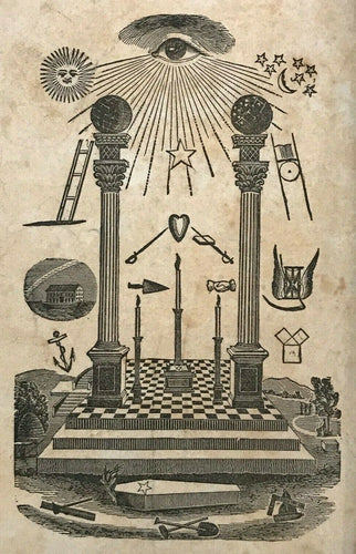 THE CRAFTSMAN & FREEMASON'S GUIDE - RITUALS OF FREEMASONRY - C. Moore, 1855