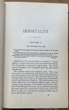 IMMORTALITY, OUR EMPLOYMENTS HEREAFTER, Peebles 1907 GOOD EVIL SPIRITS AFTERLIFE