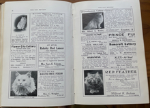 THE CAT REVIEW - 1st, June-Sept 1912 KITTY FELINE JOURNAL, BREEDING, HEALTH, ADS
