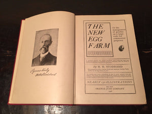 NEW EGG FARM by H.H. Stoddard 1906 HC 150 Illlustrations Poultry Farming SCARCE