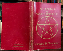 MEANING OF WITCHCRAFT - Gerald B. Gardner, 1982 MAGICK WITCHCRAFT WICCA WITCHES