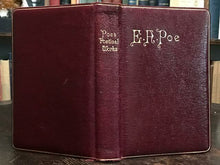 1880s THE POETICAL WORKS OF EDGAR ALLAN POE, WITH ESSAYS - Full Leather + Gilt