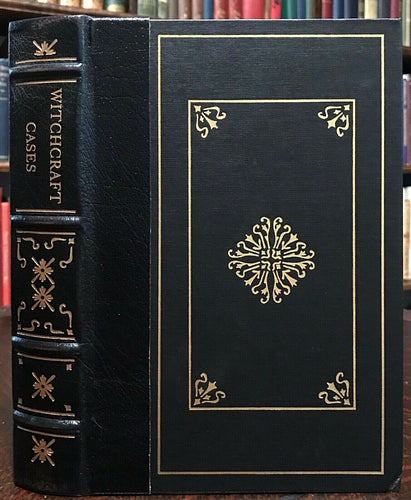 NARRATIVES OF THE WITCHCRAFT CASES 1648-1706, FULL LEATHER OCCULT WITCH TRIALS
