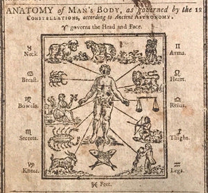 1804 - Isaiah Thomas' Massachusetts Connecticut ALMANACK - ASTRONOMY ASTROLOGY