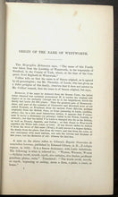 WENTWORTH GENEALOGY - 1st, 1878 in 3 Vols - COLLECTED HISTORY WENTWORTH FAMILY