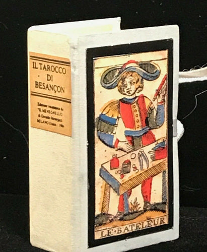 IL TAROCCO DI BESANCON (TAROT OF BECANON) MINIATURE TAROT - MENEGAZZI, MINT 1980