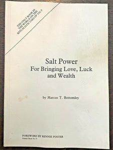 SALT POWER FOR BRINGING LOVE, LUCK & WEALTH - 1st 1984 MAGICK WITCHCRAFT RITUALS