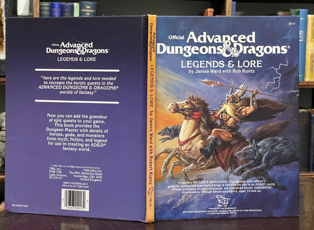 AD&D LEGENDS AND LORE - Ward, 1st 1984 - ADVANCED DUNGEONS & DRAGONS ...