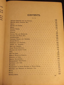 WHITE HOUSE COOKBOOK — Hugo Ziemann & F.L. GILLETTE — Illustrated, 1905