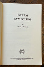 DREAM SYMBOLISM  - Manly P. Hall, 1965 DREAM SYMBOLS, PROPHECY, MYSTICAL VISIONS