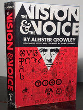 ALEISTER CROWLEY ~ THE VISION AND THE VOICE, 1st / 1st HC/DJ, 1972 REVIEW COPY