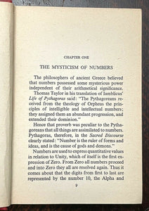 THE NUMBERS BOOK - Sepharial, 1957 - NUMEROLOGY KABBALAH MAGICK DIVINATION