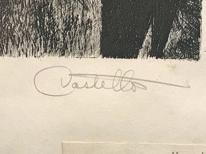 FEDERICO CASTELLON - THE ALCHEMIST SIGNED Scarce LITHO DIEGO RIVERA 1965 OCCULT
