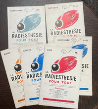 LA RADIESTHESIE POUR TOUS (11 ISSUES) - 1st 1961 DOWSING, DIVINATION, MAGNETISM