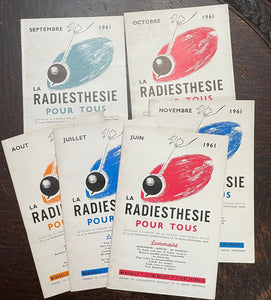 LA RADIESTHESIE POUR TOUS (11 ISSUES) - 1st 1961 DOWSING, DIVINATION, MAGNETISM