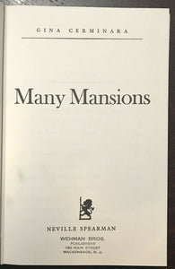 MANY MANSIONS - 1st, 1967 - EDGAR CAYCE PSYCHIC PHENOMENA KARMA REINCARNATION