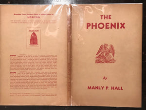 SIGNED - THE PHOENIX, Manly P. Hall Special Ltd Signed Ed 1000 Copies 1956 HC/DJ