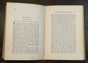 MAX HEINDEL'S LETTERS TO STUDENTS - 1st 1925 - ASTROLOGY, OCCULT, ROSICRUCIAN