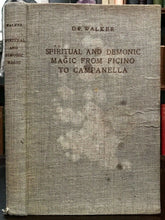 SPIRITUAL AND DEMONIC MAGIC - 1st, 1958 - MAGICK OCCULT DEMONS ANGELS ASTROLOGY