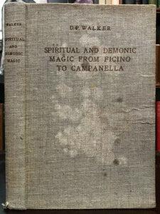 SPIRITUAL AND DEMONIC MAGIC - 1st, 1958 - MAGICK OCCULT DEMONS ANGELS ASTROLOGY