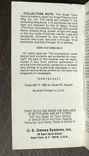 ANGEL TAROT - US Games Systems, 1st 1980 - TAROT DECK DIVINATION OCCULT
