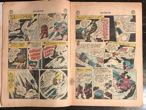Batman #93 G-1.8 ROBIN THE CAVEMAN BATMAN 1955!!