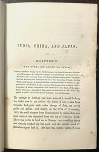 VISIT TO INDIA, CHINA, JAPAN - Bayard Taylor, 1st 1855 - TRAVELOGUE FAR EAST