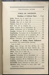 ASTRO-ANALYSIS - Llewellyn George, 1st Ed 1930 - ASTROLOGY PLANETARY INFLUENCES