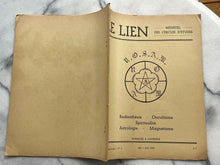 LE LIEN FRENCH OCCULT MAGAZINE - MAY-JUNE 1966 - ALCHEMY ASTROLOGY OCCULT MUSIC