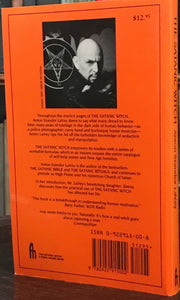 THE SATANIC WITCH - ANTON SZANDOR LAVEY - Feral House, 1989 CHURCH OF SATAN