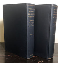 PROPHETIC WRITINGS OF WILLIAM BLAKE, Sloss, Wallis 1st/1st 1926, 2 Vols PLATES