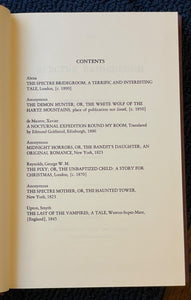 SPECTRE BRIDEGROOM AND OTHER HORRORS - Arno Press, 1st 1976 - DEMONS VAMPIRES