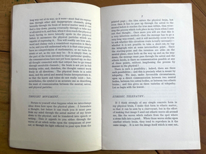 TELEPATHY & MIND-CURE - Leadbeater, 1926 - THEOSOPHY OCCULT MENTAL SPIRIT
