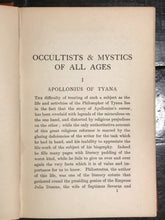 OCCULTISTS & MYSTICS OF ALL AGES by Ralph Shirley, 1st / 1st 1920, Illustrated