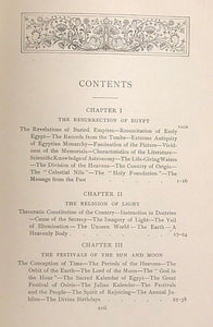 1898 - BOOK OF THE MASTER or EGYPTIAN DOCTRINE OF LIGHT BORN OF VIRGIN - ADAMS