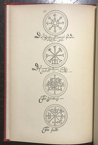 THE MAGIC SCROLL / WOODHEAD SCROLL - 1st, 1903 - SEALS MAGICK ALCHEMY MASONIC
