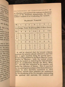 SEPHARIAL - THE KABALA OF NUMBERS - 1933 - KABALISTIC NUMEROLOGY DIVINATION
