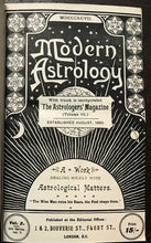 MODERN ASTROLOGY / ASTROLOGERS' MAGAZINE - Alan Leo ORIGINAL ISSUES for 1896-97